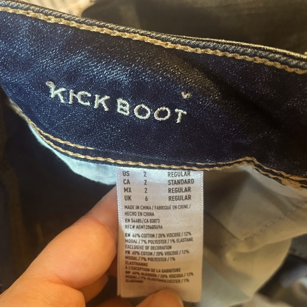 American Eagle kick boot jeans size 2